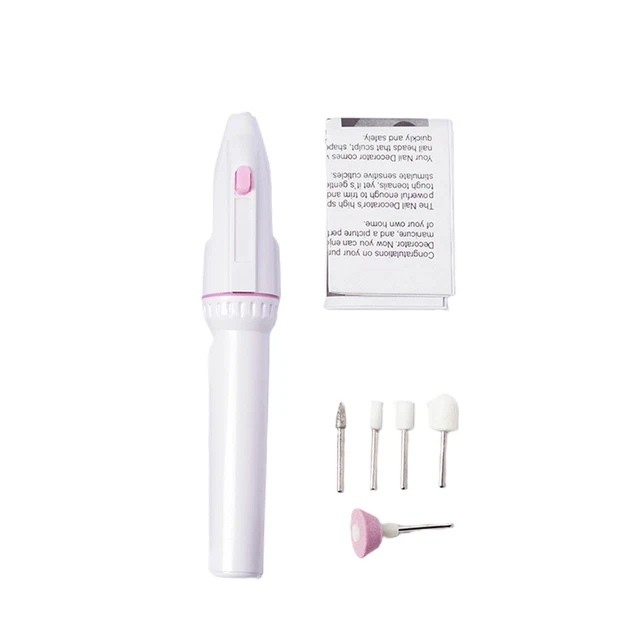 Kit trapano unghie 5 teste trapano moda manicure trapano elettrico leggero