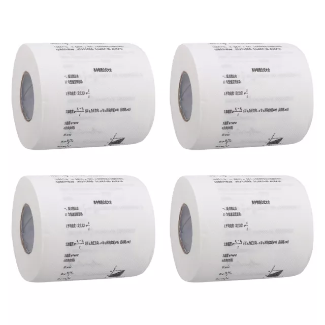 4 Rolls Restroom Tissue Table Home Paper Adult Gifts Hotel Toilet
