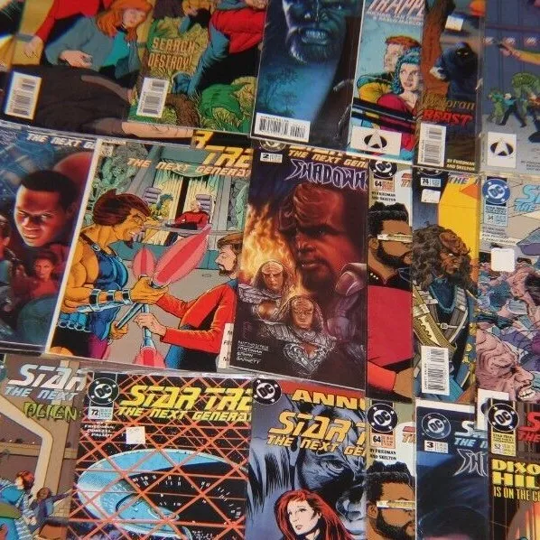 25 STAR TREK NEXT GENERATION DC MARVEL 1990's High Grade Comic Book Mixed Lot