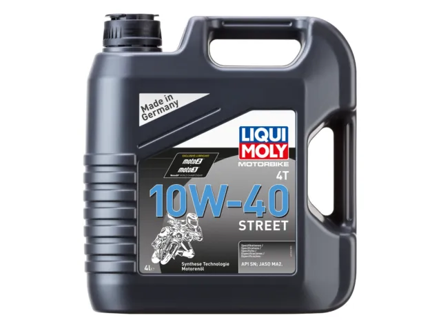 Liqui Moly Motoröl Motorbike 4T, 10W-40 Street, 4-Liter-Kanister - Art.Nr. 1243