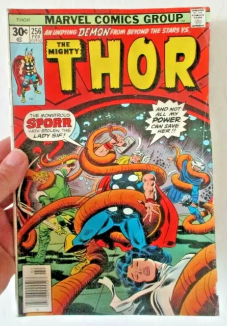 Vintage! The Mighty Thor! Comic Book! Marvel Comics Group!  February 1977 #256