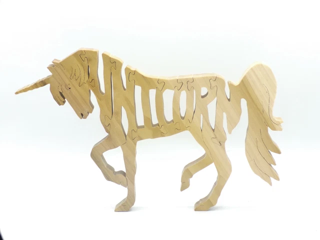 Wooden Unicorn Jigsaw Puzzle | Hand Cut Puzzle | Unicorn Toys | Kids Puzzle