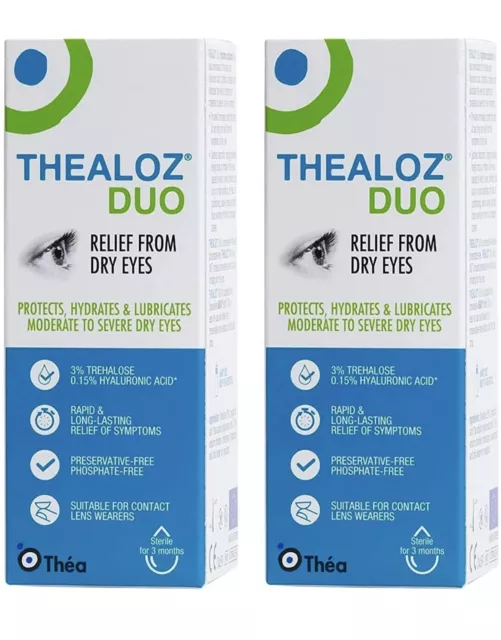 Farbene.shop Promo Pack: 2 X Thealoz Duo Collirio Da 10 Ml