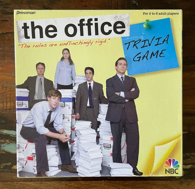 THE OFFICE TRIVIA Board Game Pressman Dunder Mifflin NBC 100 Complete
