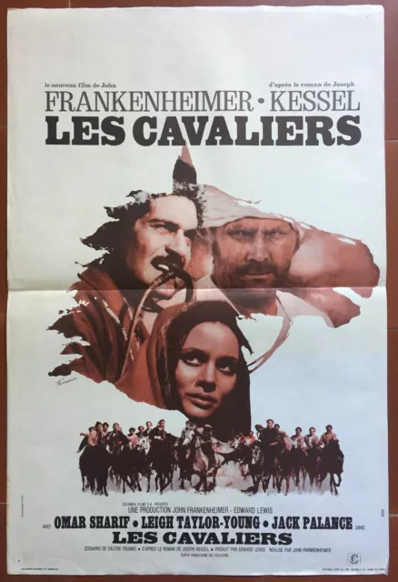 Affiche LES CAVALIERS The Horsemen OMAR SHARIF Jack Palance 40x60cm