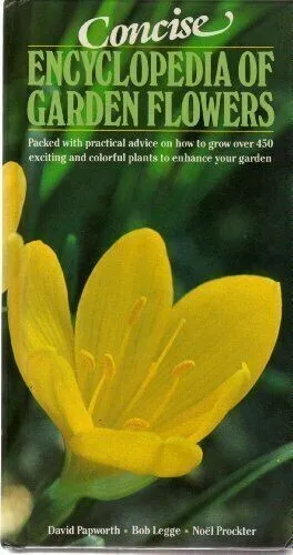 1999 Concise Encyclopedia Of Garden Flowers 9780517639535