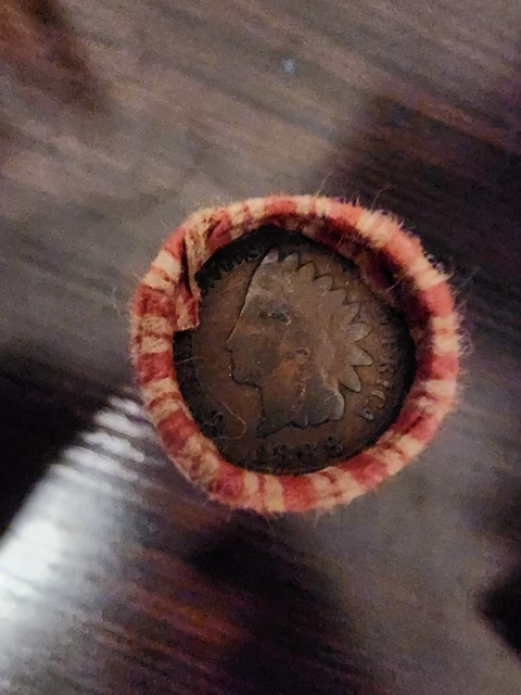 Roll Of Sealed Wheat Pennies 1888 Indian Head 1924 Lincoln Unsearched Ungraded