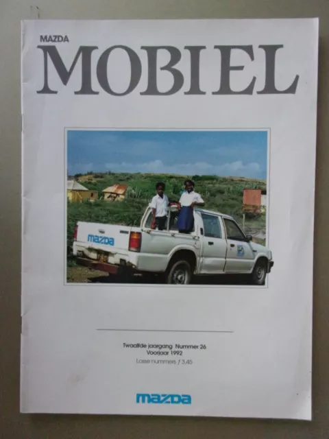 MAZDA MOBIEL orig 1992 Dutch Mkt Magazine Brochure