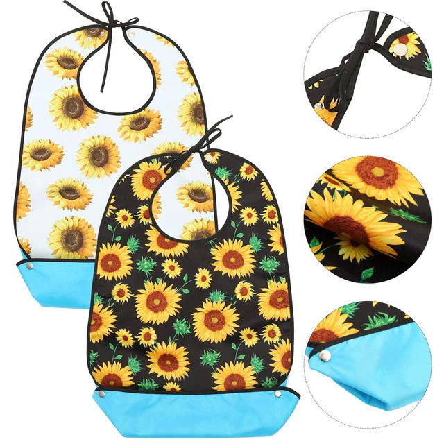2 Pcs Bavoirs D'alimentation Bavoir Adulte Bavoirs Adultes Pour Hommes Avancée