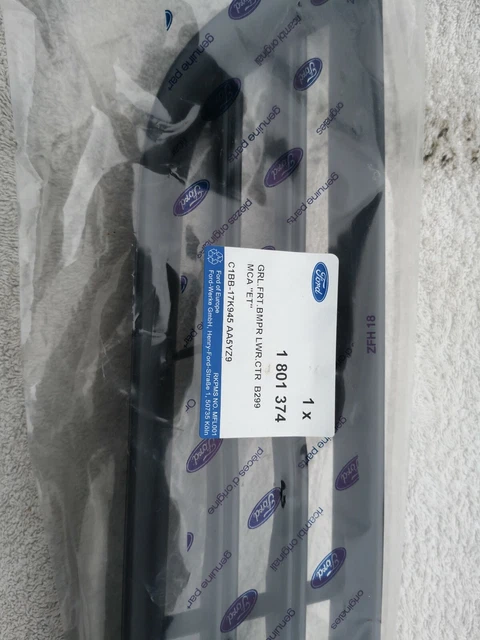 FORD FIESTA MK 7 Lower Front Bumper Grill Genuine Ford Part £28.50 ...