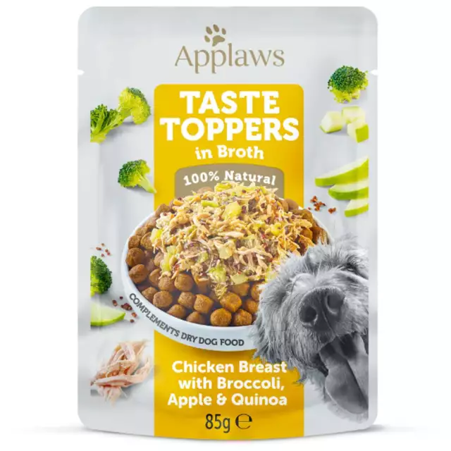 Bolsa de comida para perro Applaws Taste Toppers pecho de pollo 85 g BBD 22/06/2024