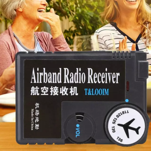 Airband Radio Scanner Receiver Aeronautical Band 118-136MHz
