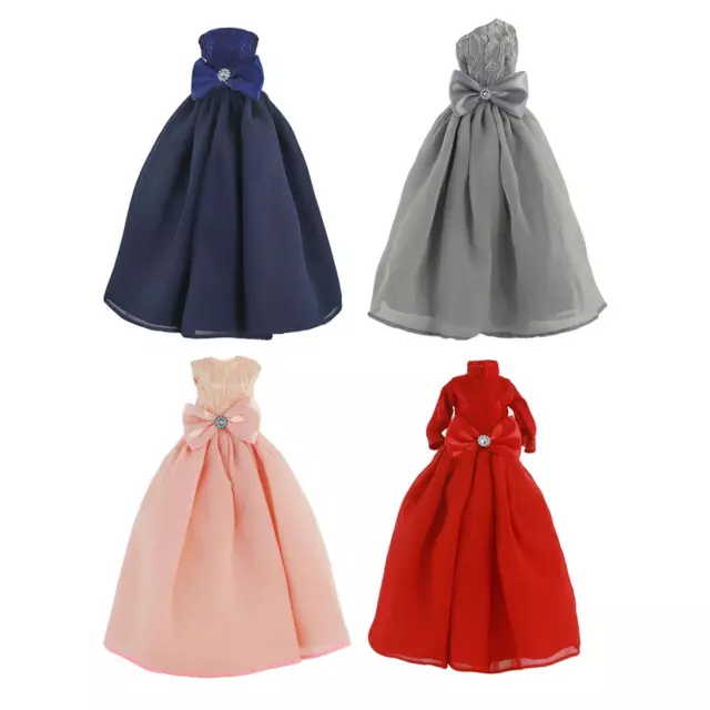 Fashion 30cm Doll Clothing DIY Toy Gowns BJD Dress up Outfit Accessories 1:6TH