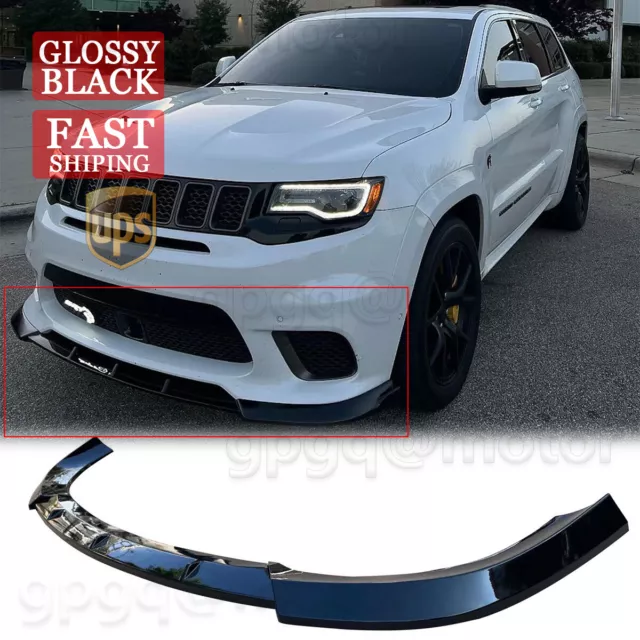 For Jeep Grand Cherokee SRT 14-21 Trackhawk 18-21 Front Bumper Lip Splitter Kit