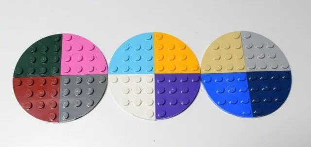 Lego 30565 Platte runde Ecke 4x4 Farbauswahl 8er Pack