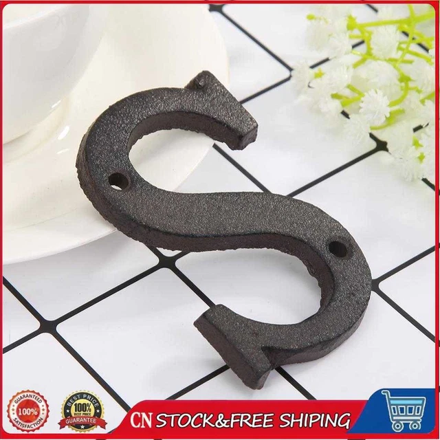 Metal Letters Alphabet Cast Iron Decoration House Sign Doorplate for Cafe Wall