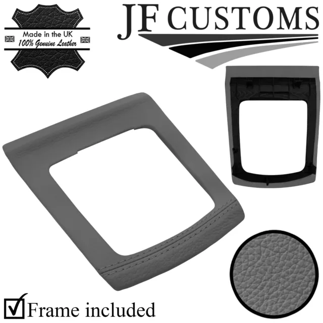 Grey Italian Leather Gear Surround+ Frame For Ford Focus Mk2 05-11