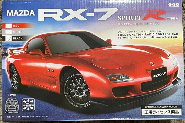 Service Function MAZDA RX-7 SPIRIT R Type A Black Full-Function RC Car £89.40 - PicClick UK