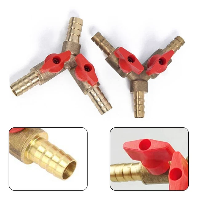 Vanne en laiton robuste mâle femelle vanne filetée 1 pouce BSP DN25 poignée rouge remplacement de la vanne de conduite d'eau
