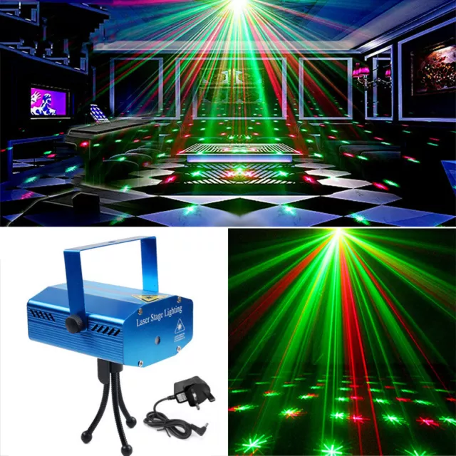 LED RGB Laser Stage Light Star Pattern DJ Disco Party KTV Projector Lighting ，