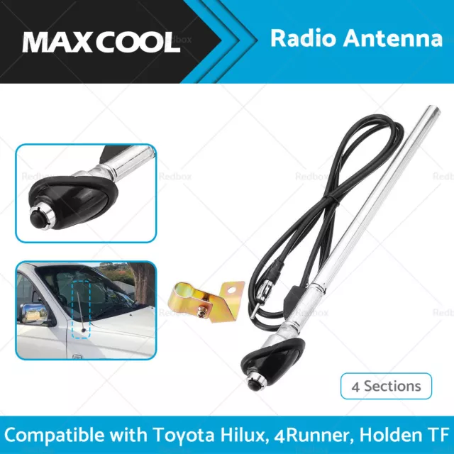 Guard Mount Car Radio Antenna Aerial Suitable For Toyota Hilux 1989-1997 Manual