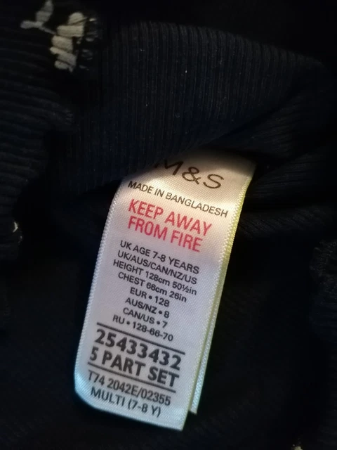 M&S & Next Girls Bundle, Aged 7 Years In Excellent Condition. 9