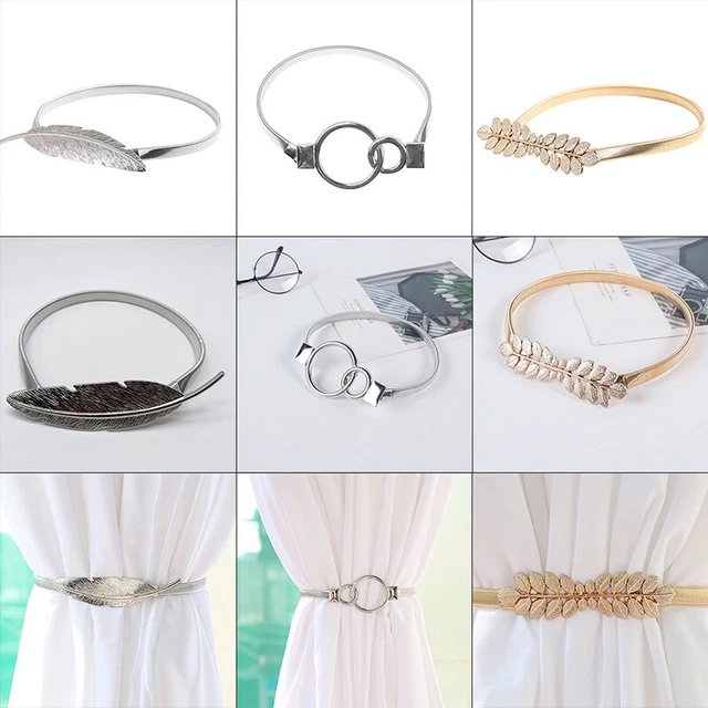 Metal Curtain Buckle Tiebacks Holder Magnetic Tie Backs Holdback Home Décor