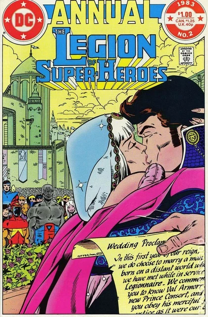 Legion of Super-Heroes Annual #2 CGC 9.6 1983 Stock Image 0635112002