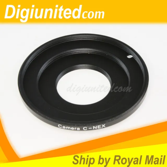 C mount 16mm film cine lens to Sony E mount NEX adapter A6000 A6600 A7 A7R IV