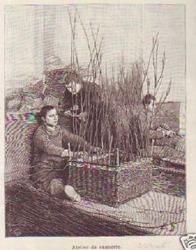 1897 - Maisons Alfort  Atelier Vannerie L. Braille E092