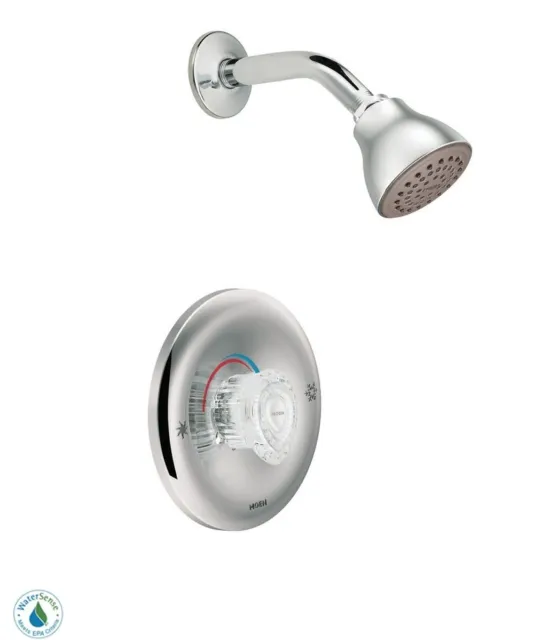 Moen T182EP Single Handle Posi-Temp Pressure Balanced Shower Trim - Chrome