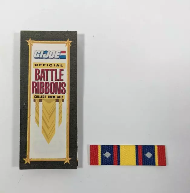 GI Joe "The Sierra Gordo Campaign Medal" Ribbon UNUSED Hasbro 1987  Vintage