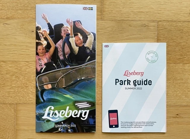 LISEBERG Sweden Prospekt und Park guide Sommer 2022 - English