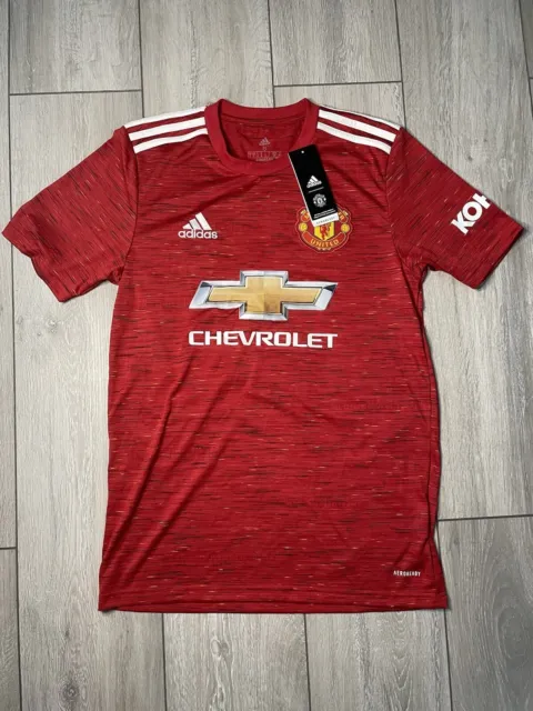 Adidas Manchester United Football Shirt 2020/21 Mctominay 39 Mens UK Size S BNWT