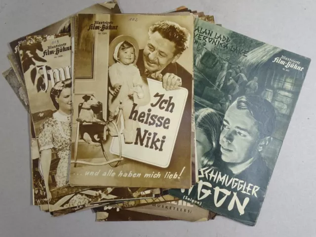 Illustrierte Film-Bühne - 50 Filmprogrammhefte Kino Zorro Musketiere - 1946-69