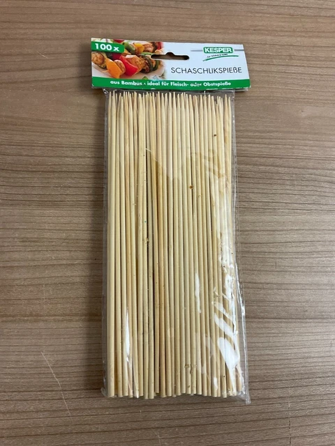 200 Bambusspieße 25cm - Ideal Für Grill & Kartoffeltwister