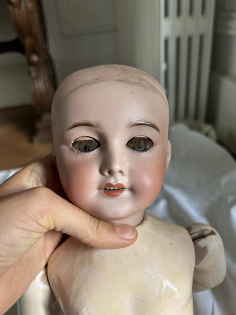 7) poupee ancienne rare corps Steiner a boule 32 cm ( 12 19/32 inch