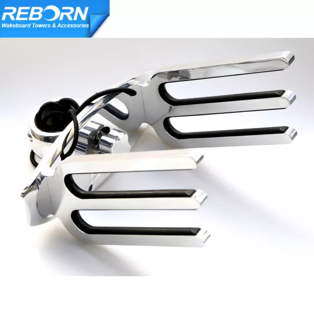 Reborn QR Wakeboard Tower Rack Fit Vertical /Horizontal /Slant Tube/ Polished