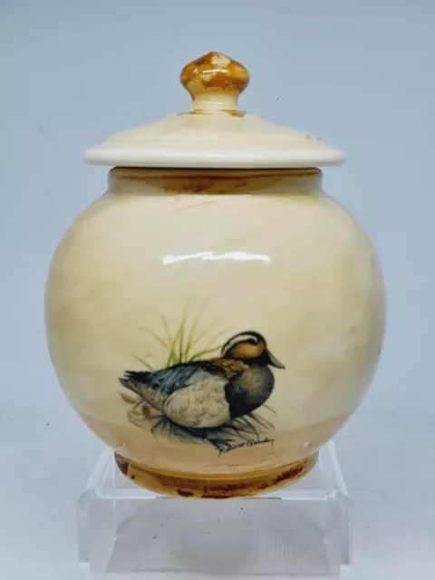 Australian Pottery - Robert Gordon Duck Cannister