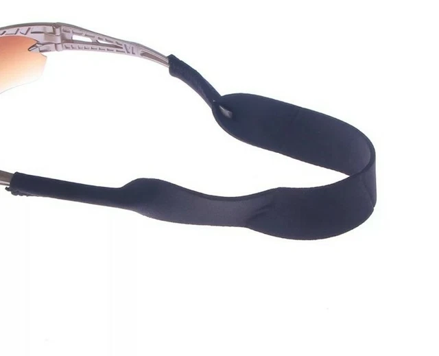 Lunettes De Soleil Noir Sangle Cordon Chaîne Lunettes De Soleil Longe Néoprène Natation