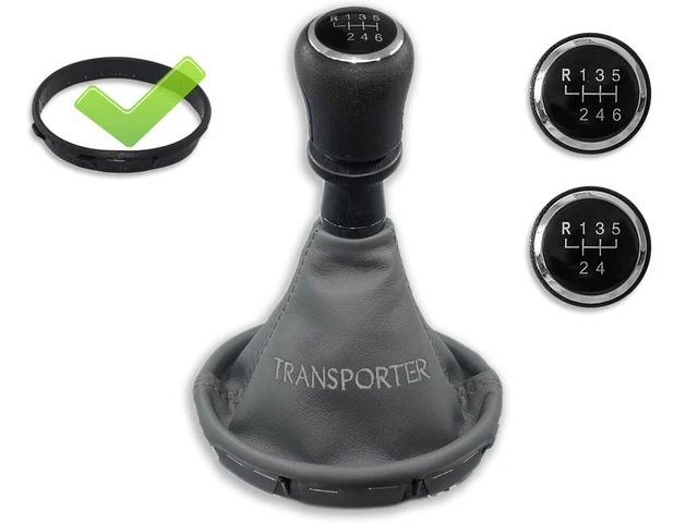 Pommeau De Levier De Vitesses + Soufflet Pour VW Touran (09-12), Caddy (04-09), EOS - Générique