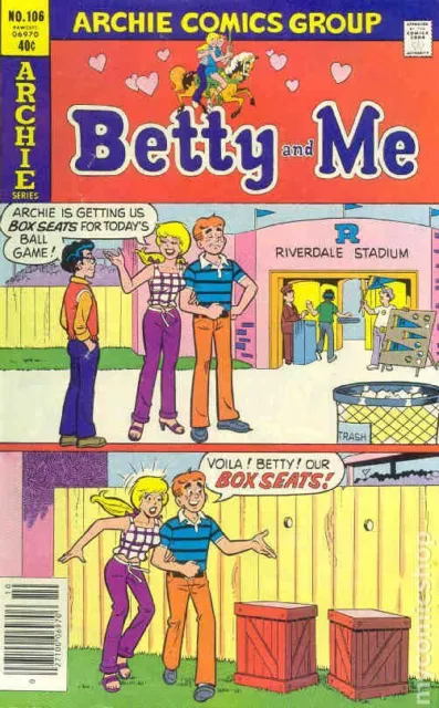Betty and Me #106 VG 1979 Stock Image Low Grade