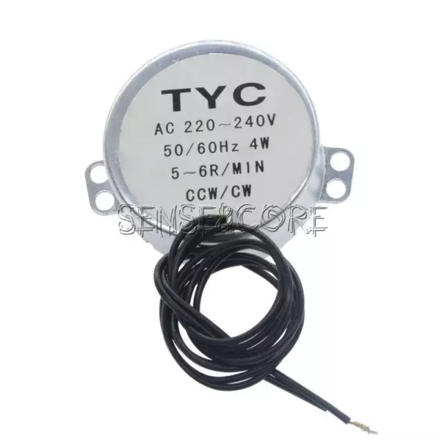 TYC-50 Synchronmotor 5-6RPM CW/CCW 4W 4KGF AC 220V-240V