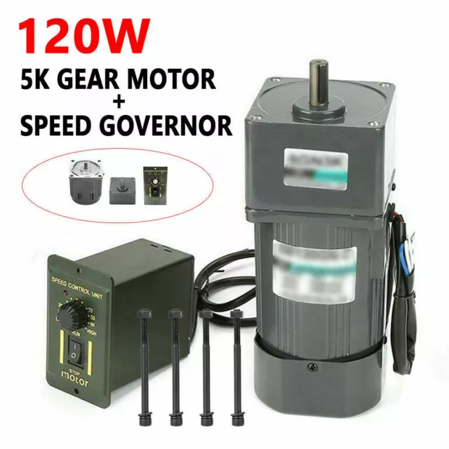 Motore elettrico 120 W motore cambio regolatore di velocità con regolatore di trasmissione 5K