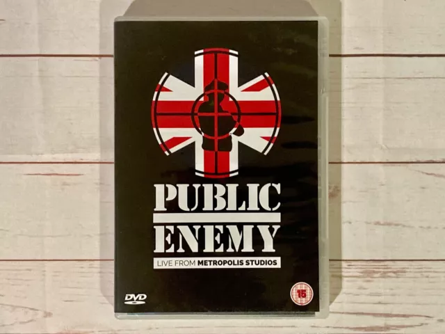 Public Enemy DVD - Live at Metropolis Studios (2015) Rap Hip Hop Concert Def Jam