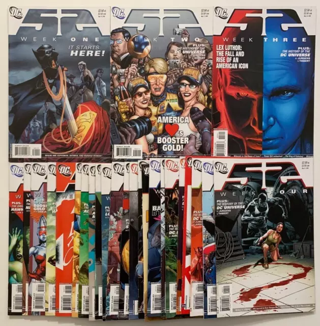 52 Weeks #1 to #52 complete series (DC 2006) VG/FN to VF issues