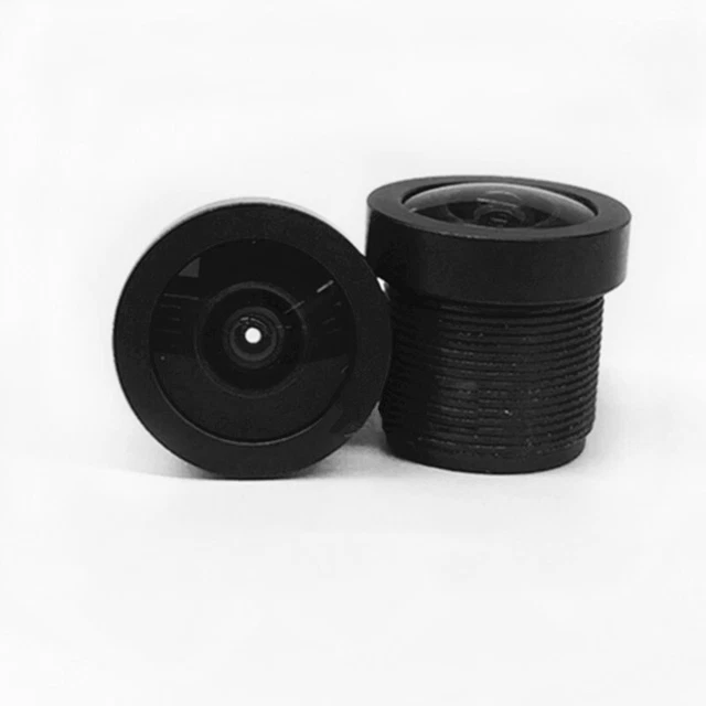 Lente 24 horas negra 1 mm 150° ancho ángulo seguridad 1/3"" 1/4"" placa
