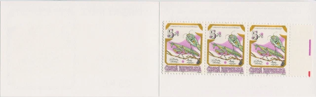 Tschechische Republik 1995 Insekten Markenheftchen postfrisch MH 27 (C90589)