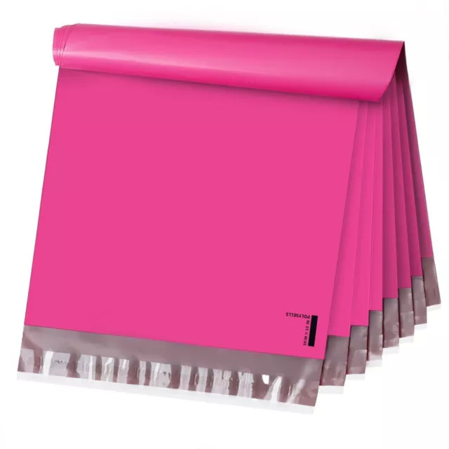 1000 10x13 Poly Mailers Envelopes Self Sealing Shipping Mailers Pink  POLYSELLS