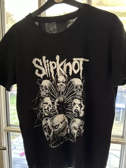 Slipknot Prepare For Hell World Tour grafisches Shirt Größe M - kein Rückenschlag Metall T